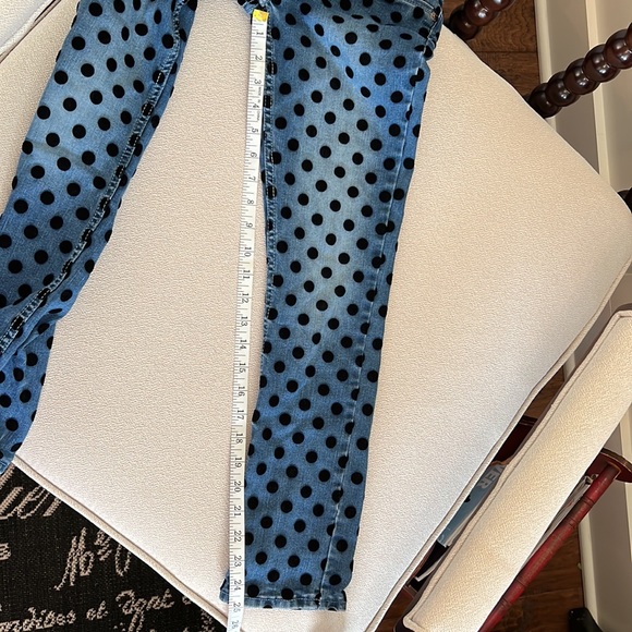 Girls size 10 Levi’s Polka Dot 711 skinny jeans - Picture 8 of 8